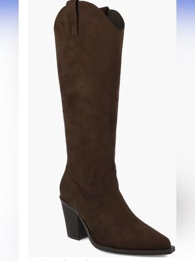 MÍA Western Boots In Chocolate Size 7.5